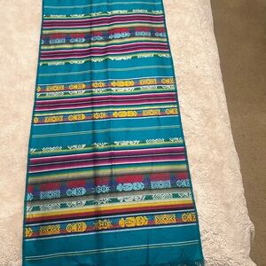 Otavalo Ecuador colorful scarf or table runner handmade